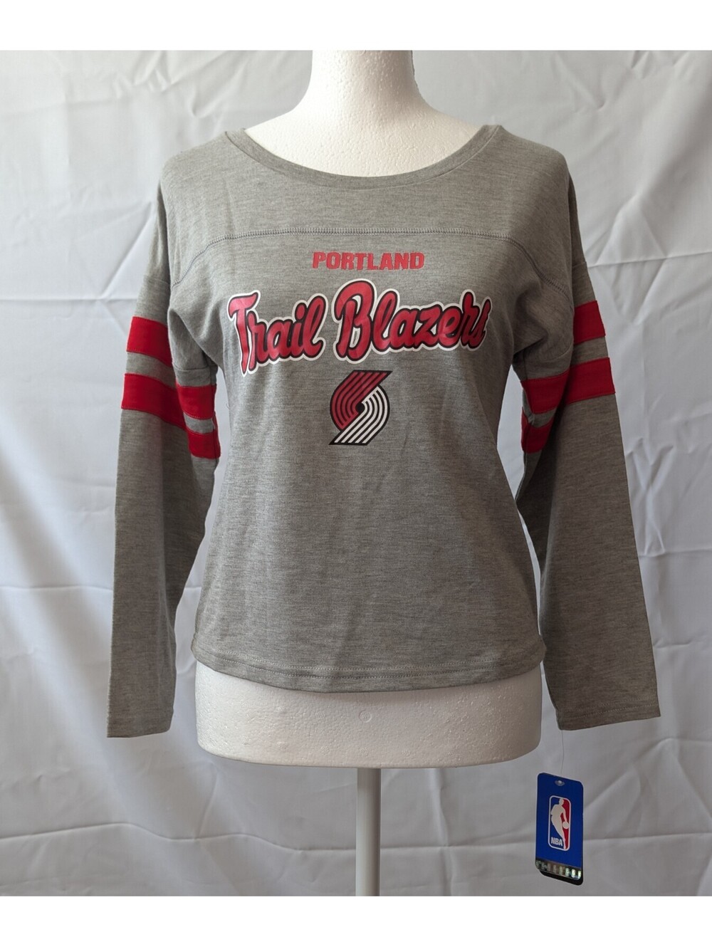 NBA Portland Trail Blazers Girls Tee Shirt Size Small Petite 7/8